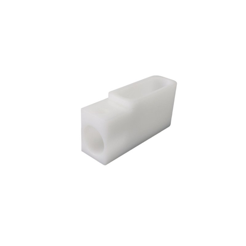 White Delrin Purge Drain Tube CNC Machining Parts for Dental Equipment