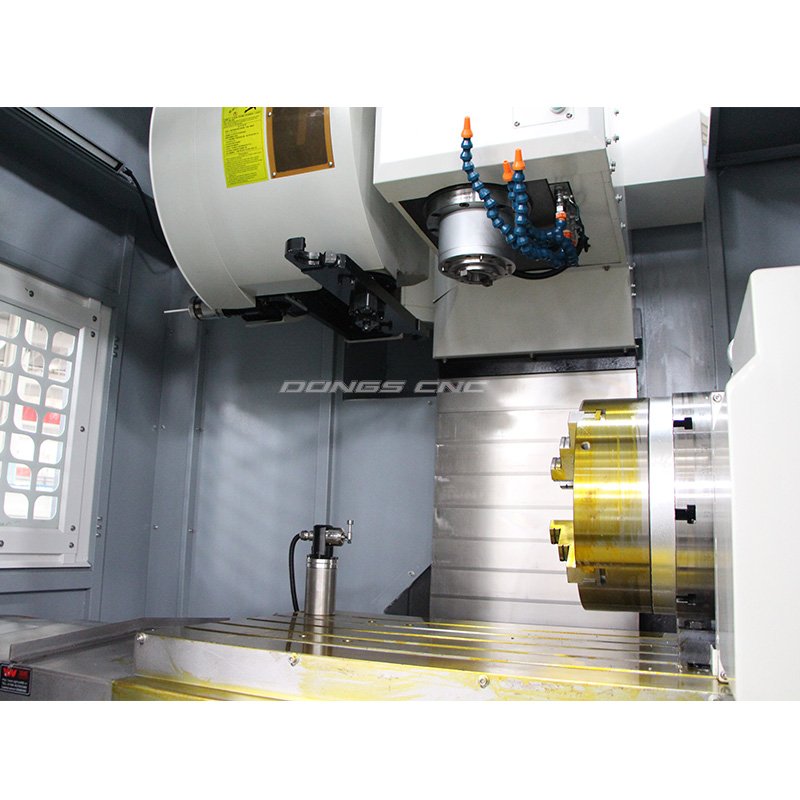 China DONGS Automatic 3 axis Vertical CNC tuning center lathe and milling machine metal mold vertical machining center for sale