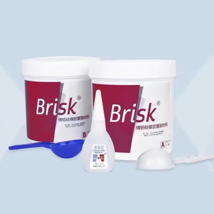 BRISK silicone rubber copy material A+B solidifies for 3 minutes