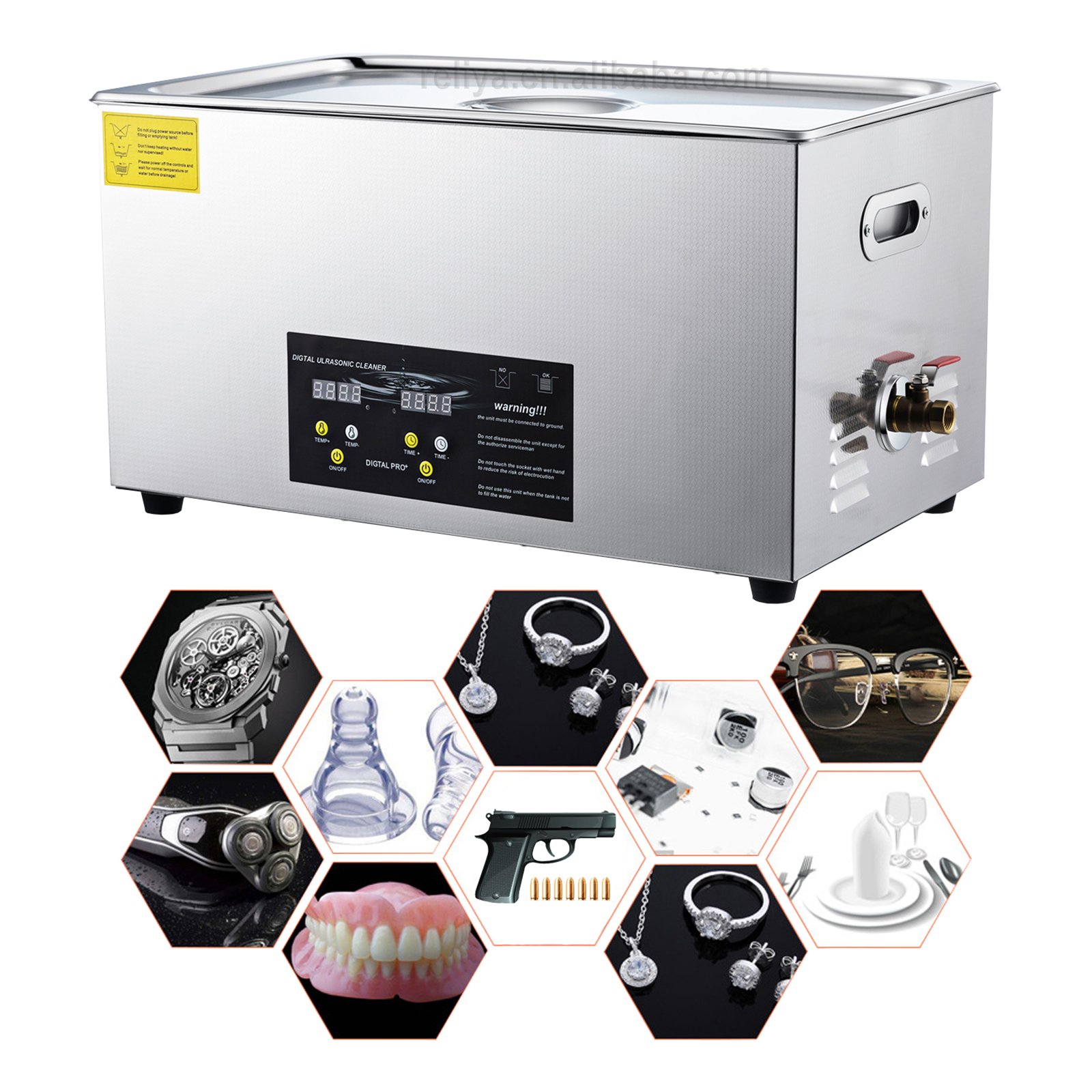 2-30L digital Ultrasonic dental cleaner ultrasonic jewelry cleaner