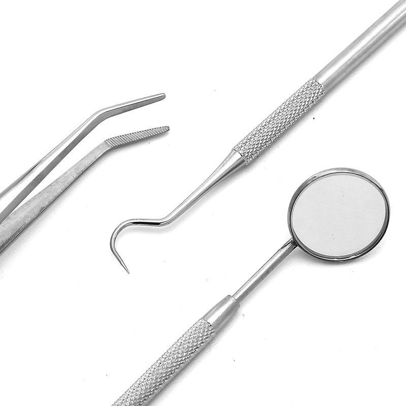 Dental Tools 3 PECS Dental Hygiene Kit Plaque and Tartar Remover, Tooth Pick, Dental Scale for Teeth with Mouth Mirror