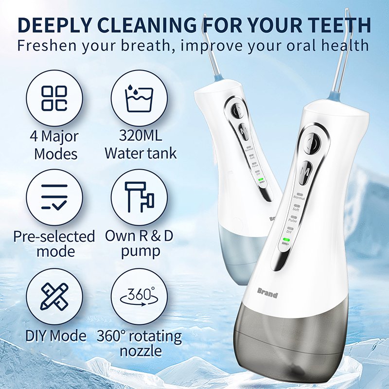 Water Pick Braces Orthodontic Jet Tooth Mini Electric Waterfloss Oral Irrigator Water Dental Flosser For Teeth Water Flosser