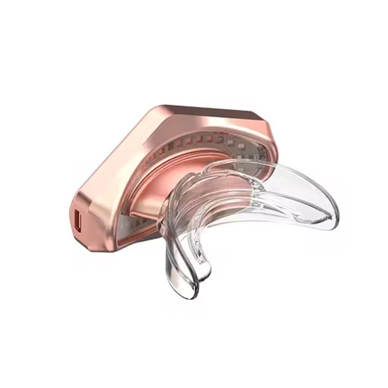 Electric Silicone Lip Plumper Device with LED Light Therapy Soft Safe Lip Care Improving Cleft Lips Tool