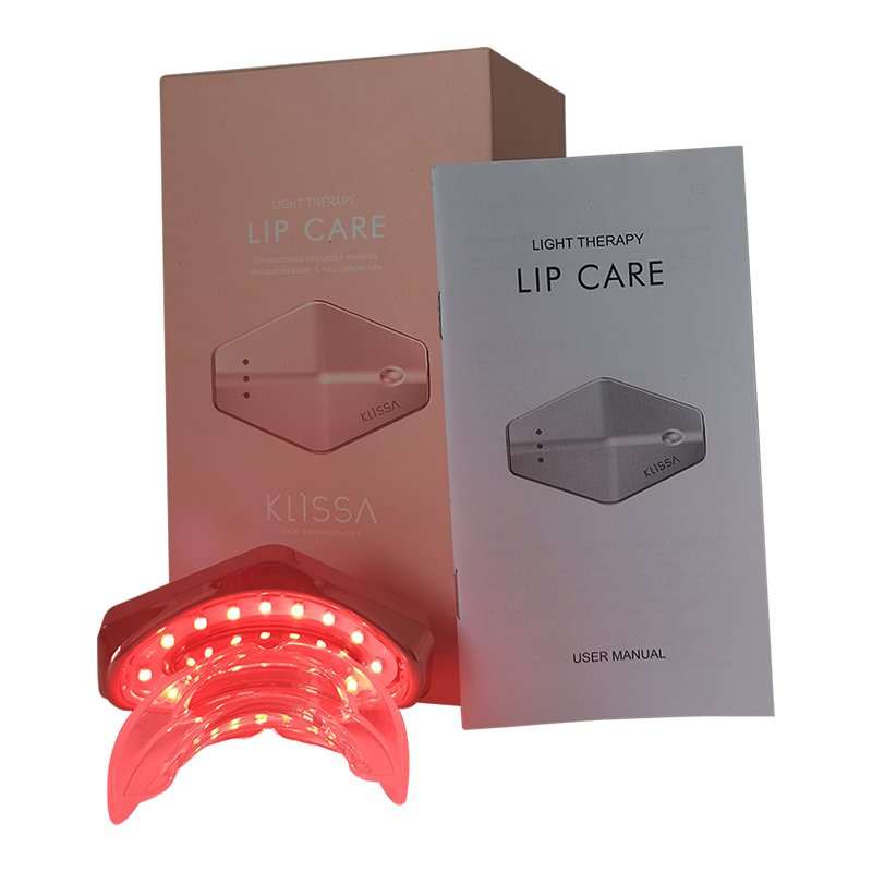Electric Silicone Lip Plumper Device with LED Light Therapy Soft Safe Lip Care Improving Cleft Lips Tool