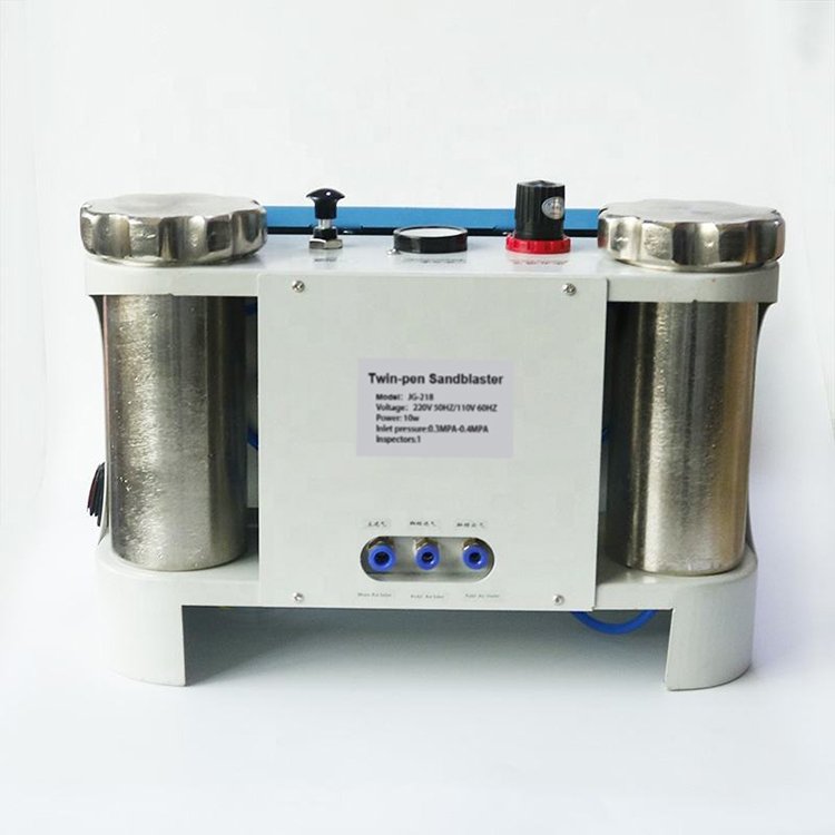Tuttlingen JG-218 two pens Dental Lab Sandblaster Abrasive Blaster Dental Equipment small Sandblaster Dental