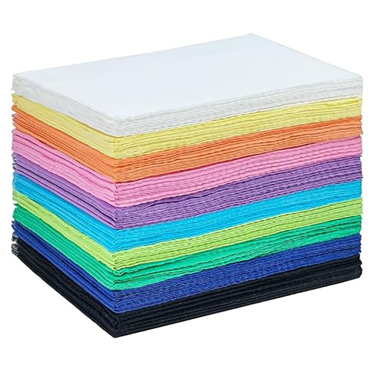 Best Price Disposable 2 ply tissue waterproof pink dental bib for other dental equipments