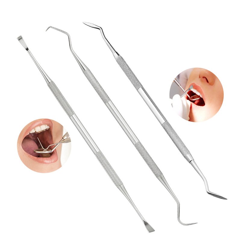 Professional Teeth Cleaning Oral Care Kit Tooth Pick Dental Mirror Tartar Scraper Dental Probe Dental Scaler Dental Tools Kit