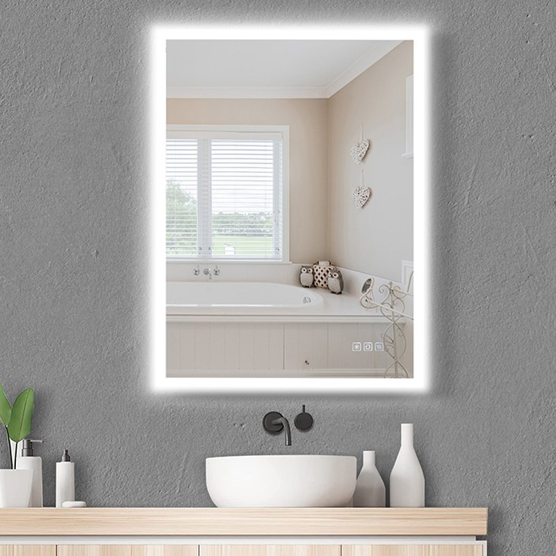 hot selling bathroom accessories set 6 piece modern Adjust Brightness Makeup Mirror Bathroom Anti-Fog Mirror