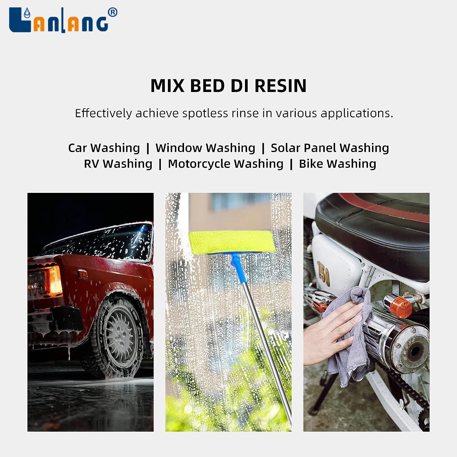 No More Water Spots - Mb400 Mixed Bed Ion Exchange Resin DI resin for RV,Car, Window Solar Water deionization