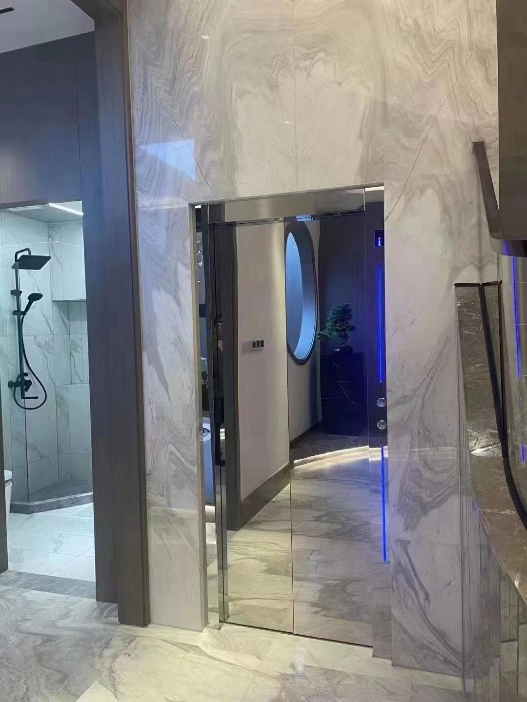Shopping mall small home safety lifts and elevators stairs with glass construction hoists disabled lifting platforms for older