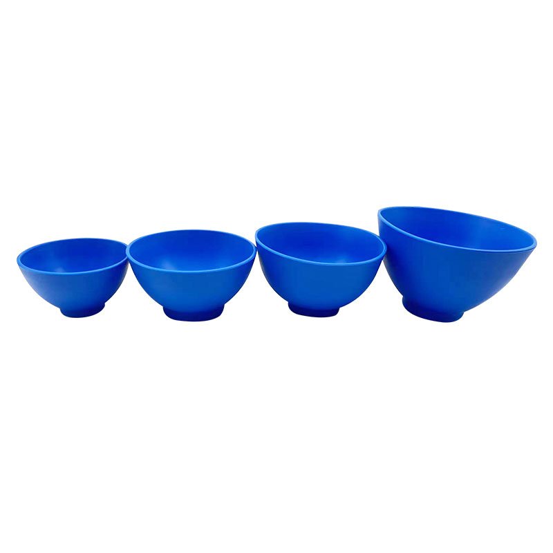 4 Sizes Silicon Rubber Dental Mixing Bowl Dental Mixing Tools Flexible Mixing Bowl For Dental