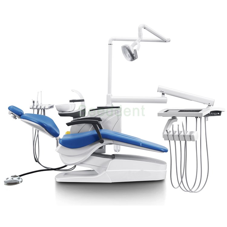 Dental Unit Chair Hospital Equipment With New Design Touch Control Down Tray