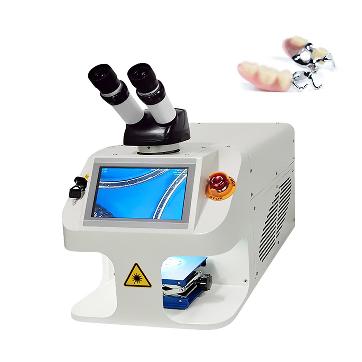 High Power Laser Spot Welding Machine Dental Welder Automatic Numerical Control Pulse Welder for Soldering Jewelry