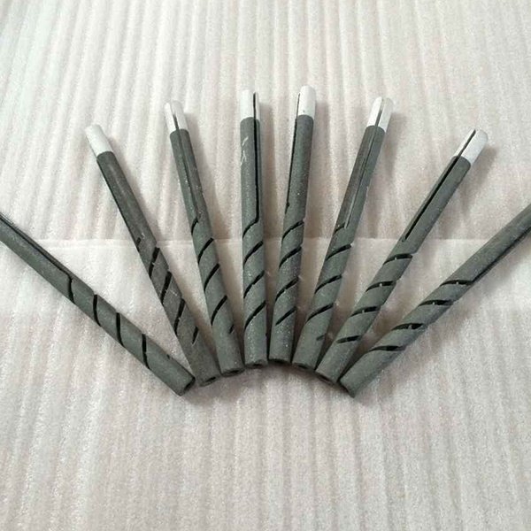 Laboratory dental furnace double spiral type sic heating elements