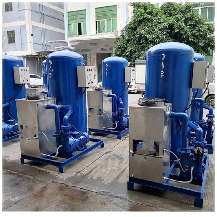 industry vacuum pump automatic drainage system customized vacuum unit of negative pressure station CNC