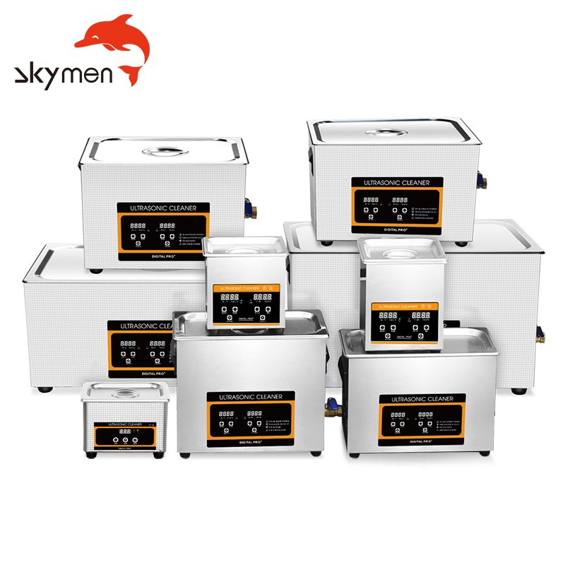 Skymen 0.8L-30L New panel Ultrasonic Cleaner 6L dental equipment clean engine Carburetor printer cleaning machine vinyl record