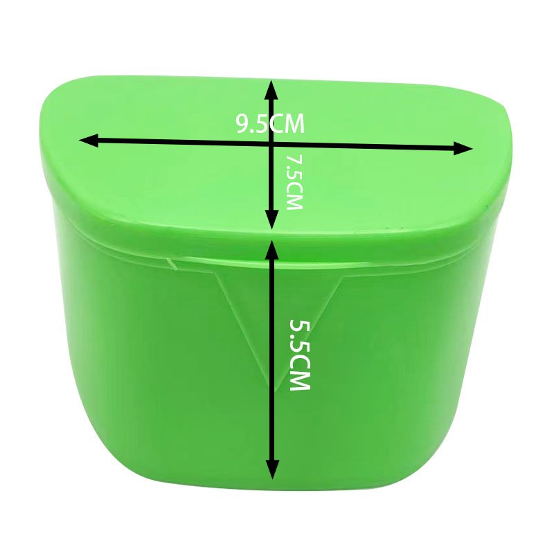 Color portable tooth storage box dental supplies plastic orthodontic retainer denture box