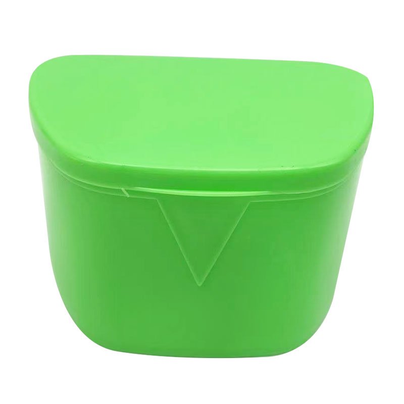 Color portable tooth storage box dental supplies plastic orthodontic retainer denture box