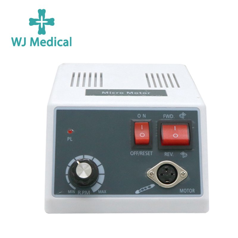 Dental Equipment 35,000 RPM Micromotor with 102 Pedal Dental Lab Products Plastic White with Black Online Technical Support