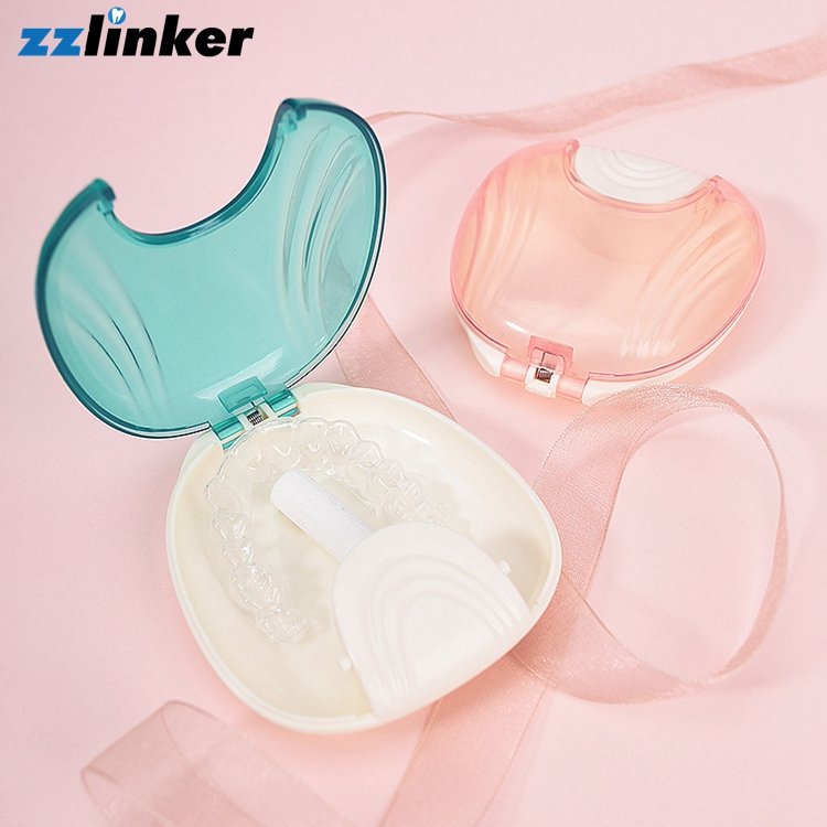 LK-S35 New Denture Storage Retainer Case Dental Denture Box Customizable Storage Box Plastic Shell Price