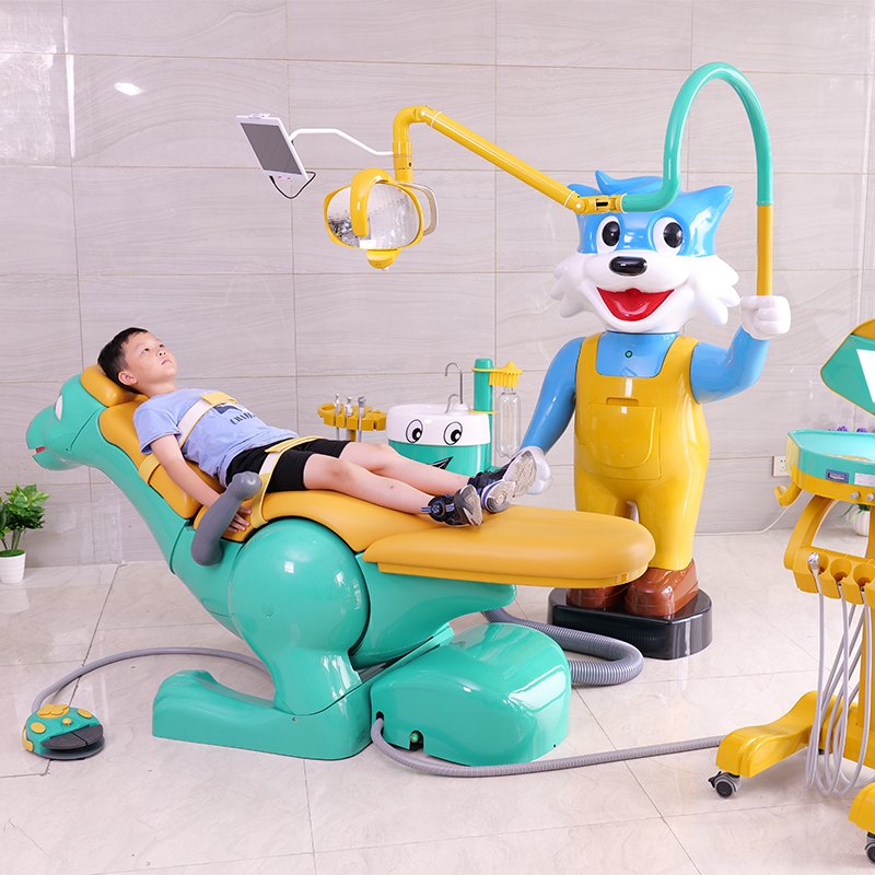 Electric Completed CE ISO Approved Multiple Functions Cartoon Children Dental Chair Unit