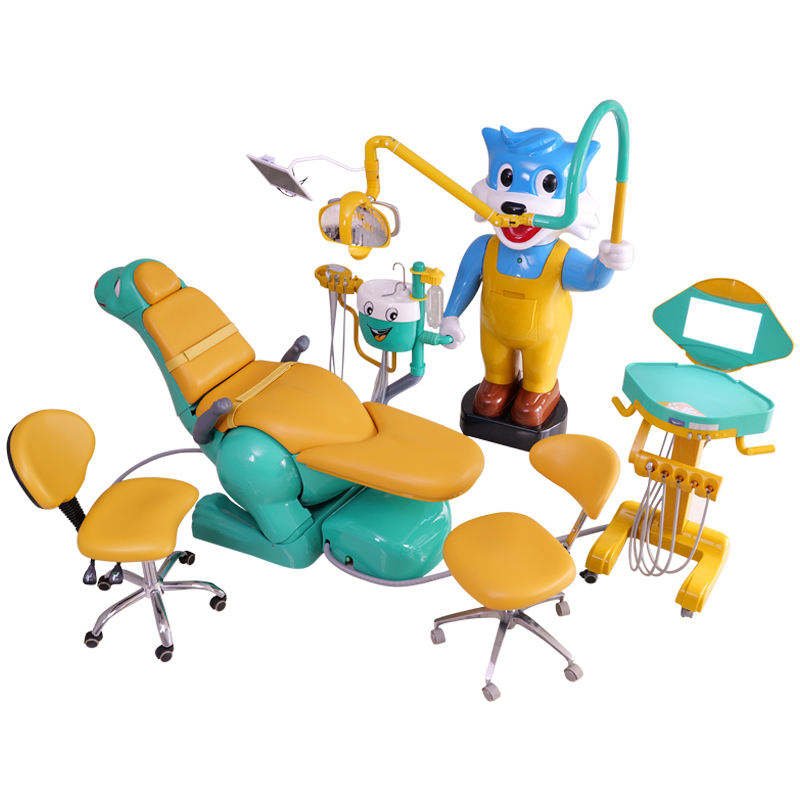 Electric Completed CE ISO Approved Multiple Functions Cartoon Children Dental Chair Unit