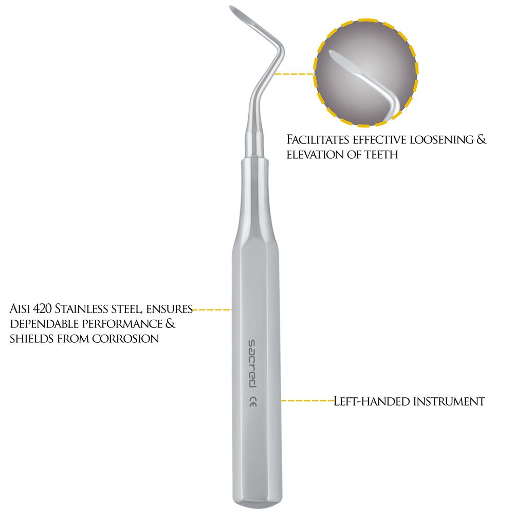 EHB-3 Dental Root Elevators Tooth Loosening Root-tips Dental Surgical Extraction Tools Root Elevators