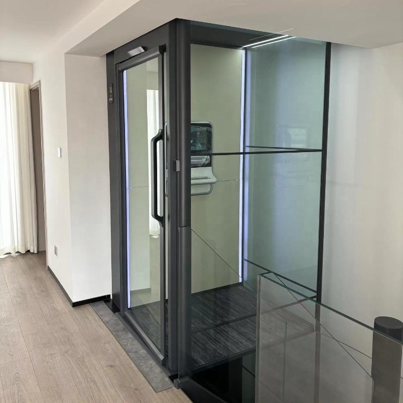 Good make in China 4-floor domestic lift and elevators small for older 3 person mini villa household building with low price