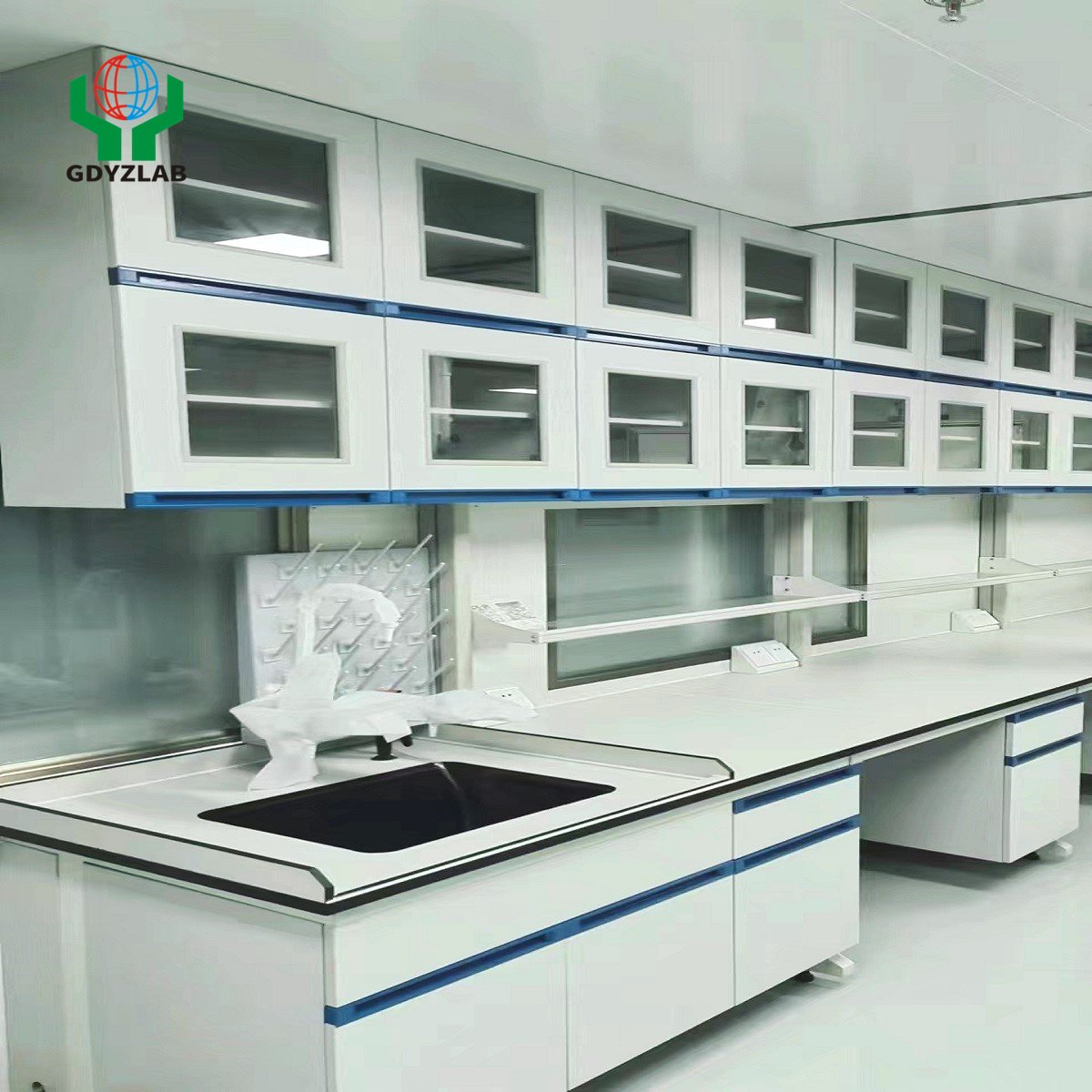 stainless steel working bench Hot selling premium quality Steel and Wood Wall Bench Experimental Bench for Lab School Chemistry