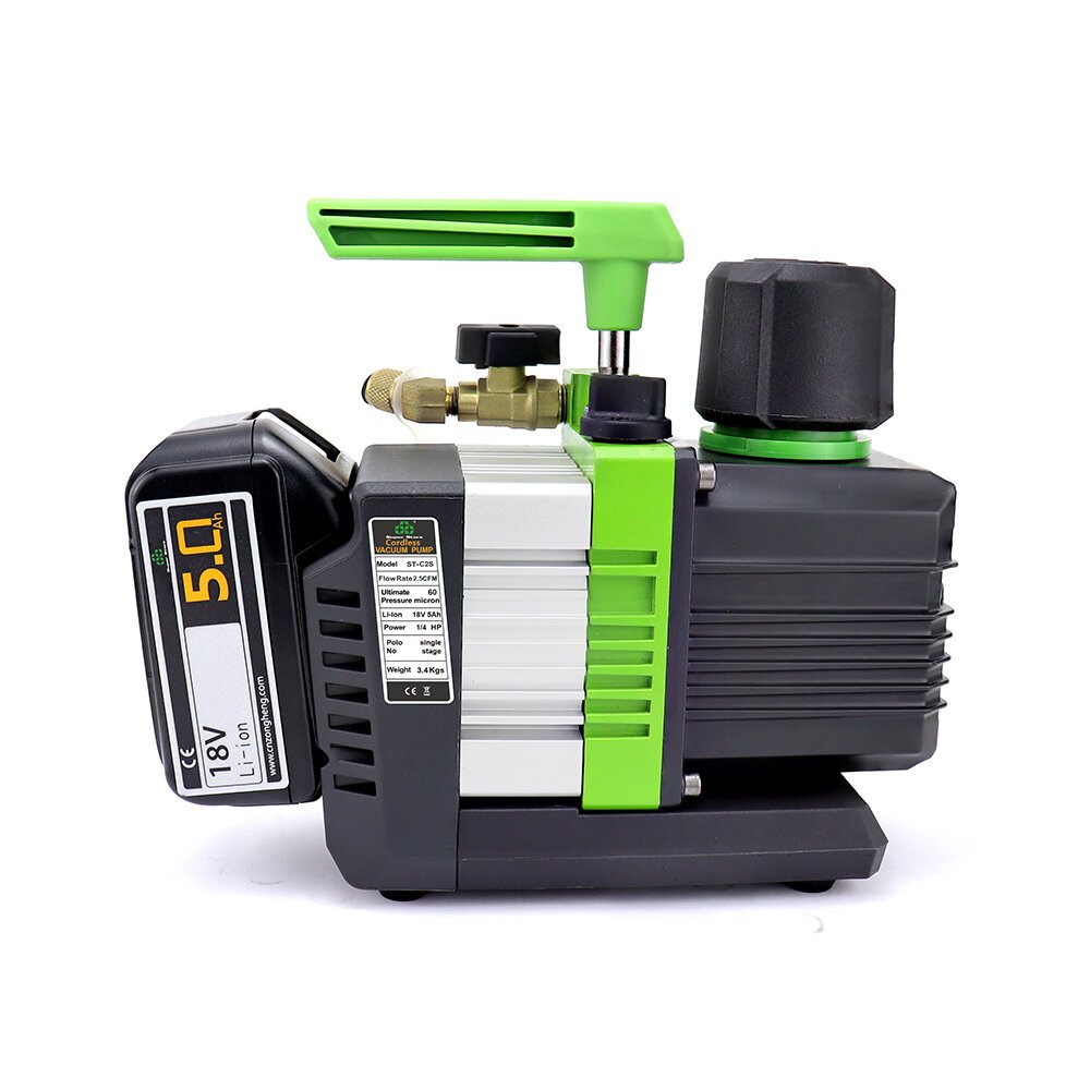 Vacuum Pump Super Star ST-2BM 2.5CFM 50Hz 60Hz Built-In Solenoid Safety Explosion-Proof 220v 110v intelligent DUAL vacuum pump