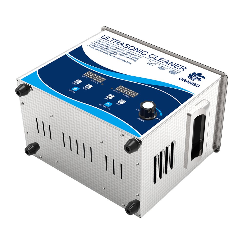 GRANBO 3.2L Mini Portable Ultrasonic Cleaner Machine Jewelry Dental Glasses Watch Tooth Ultra Sonic Cleaning Equipment