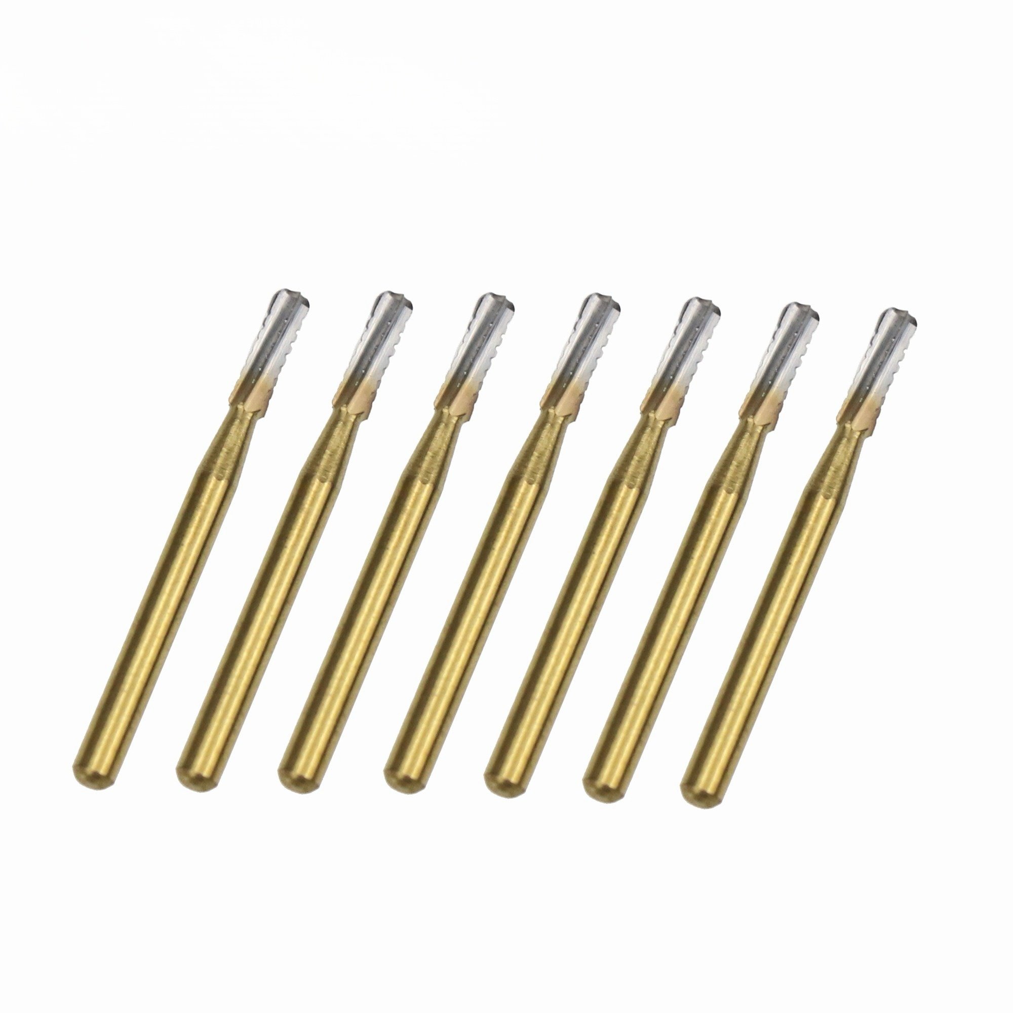 Dental Endo Rotary File Tungsten Carbide Burs High Speed Gold