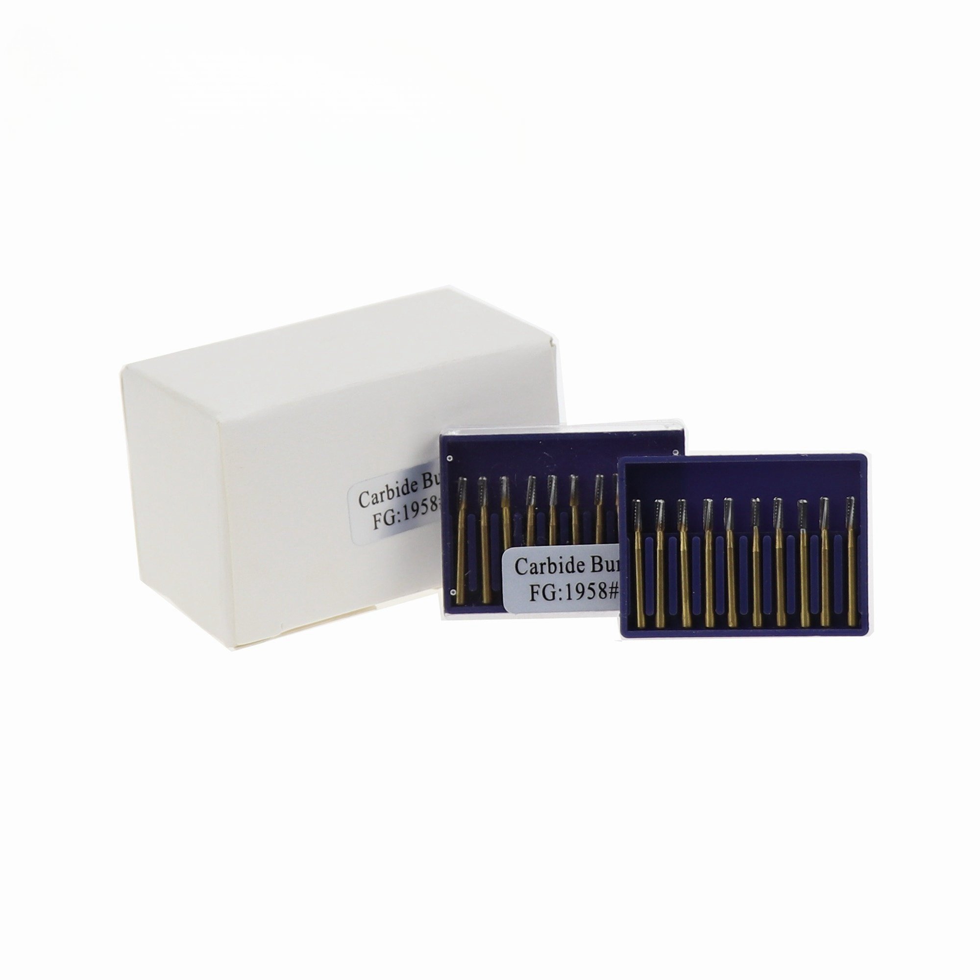 Dental Endo Rotary File Tungsten Carbide Burs High Speed Gold