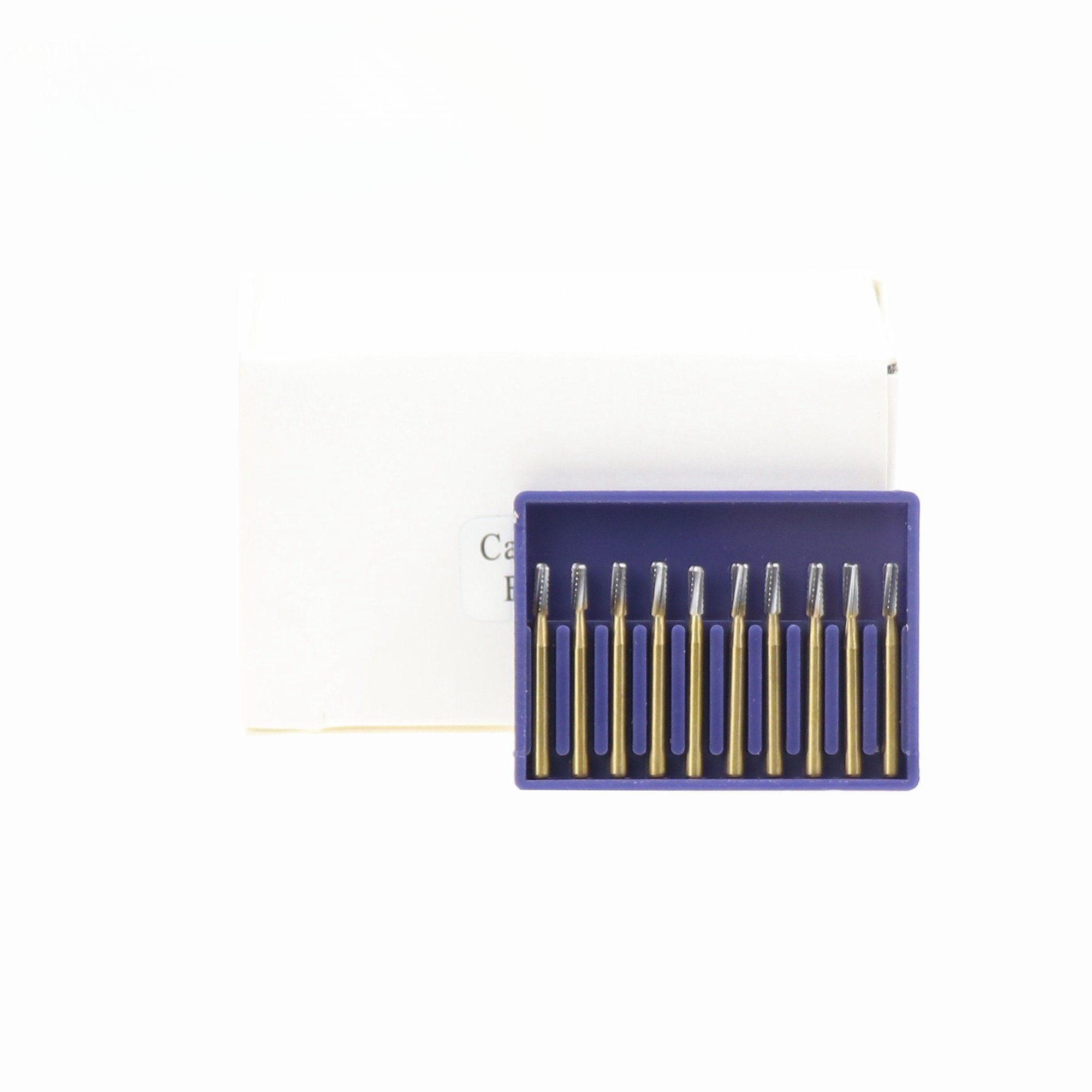 Dental Endo Rotary File Tungsten Carbide Burs High Speed Gold