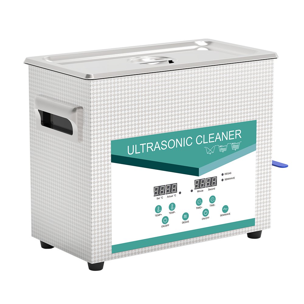For dental instruments tools cleaning equipment ultrasonic ultrasound 6.5L digital with drainage heater 300w