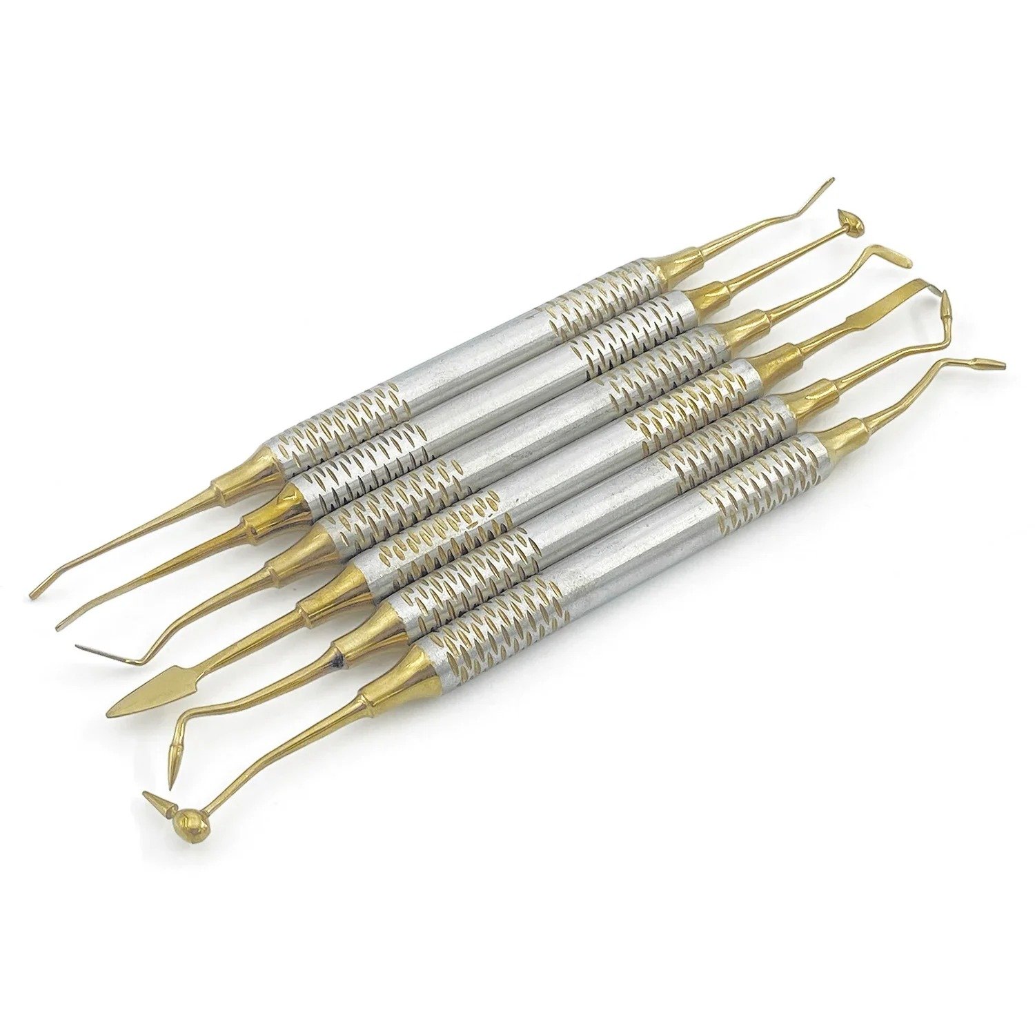 6 Pcs/kit Dental Equipments Dental Instruments Composite Resin Filling Spatula Filler Dental Hygiene Kit Dentistry Tool