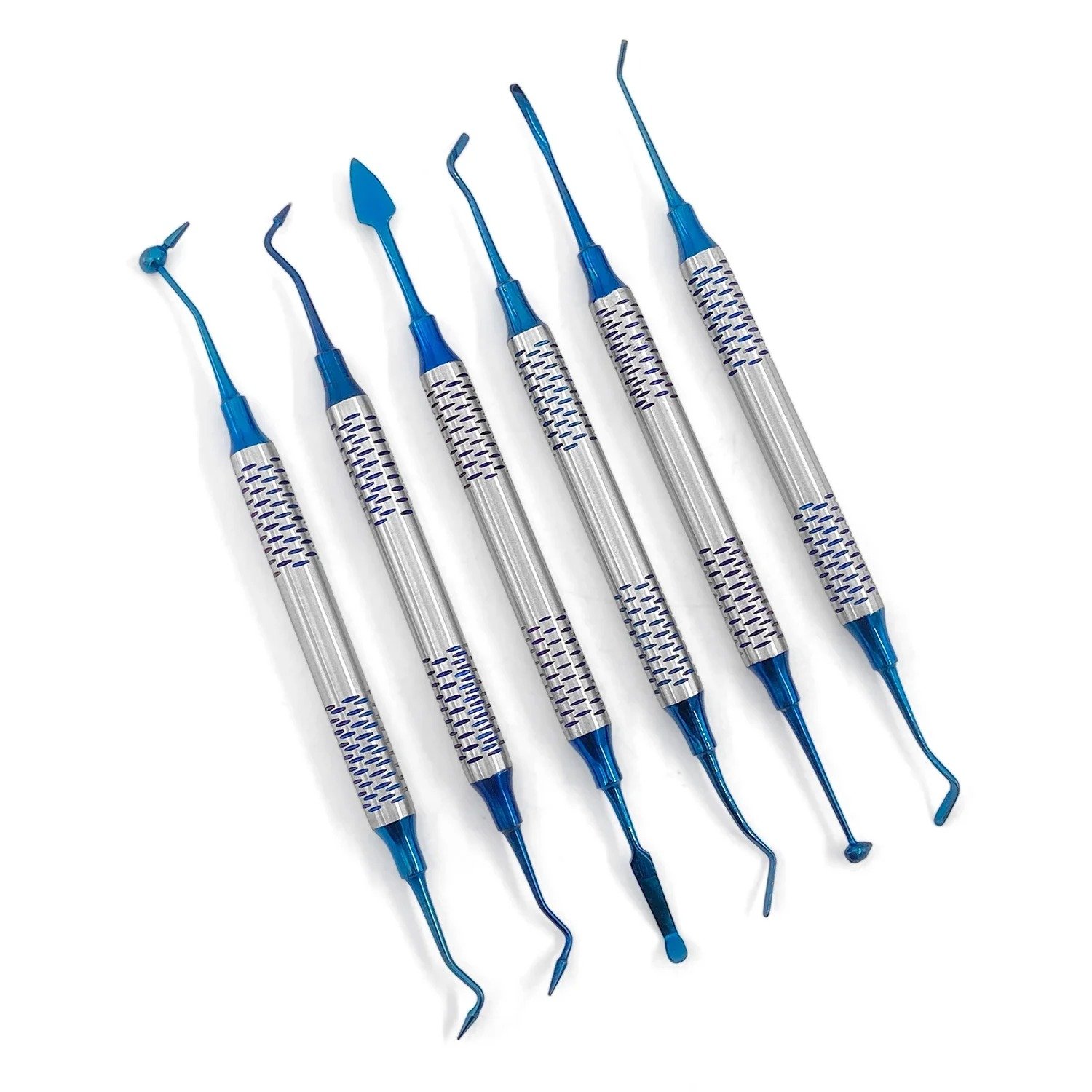6 Pcs/kit Dental Equipments Dental Instruments Composite Resin Filling Spatula Filler Dental Hygiene Kit Dentistry Tool