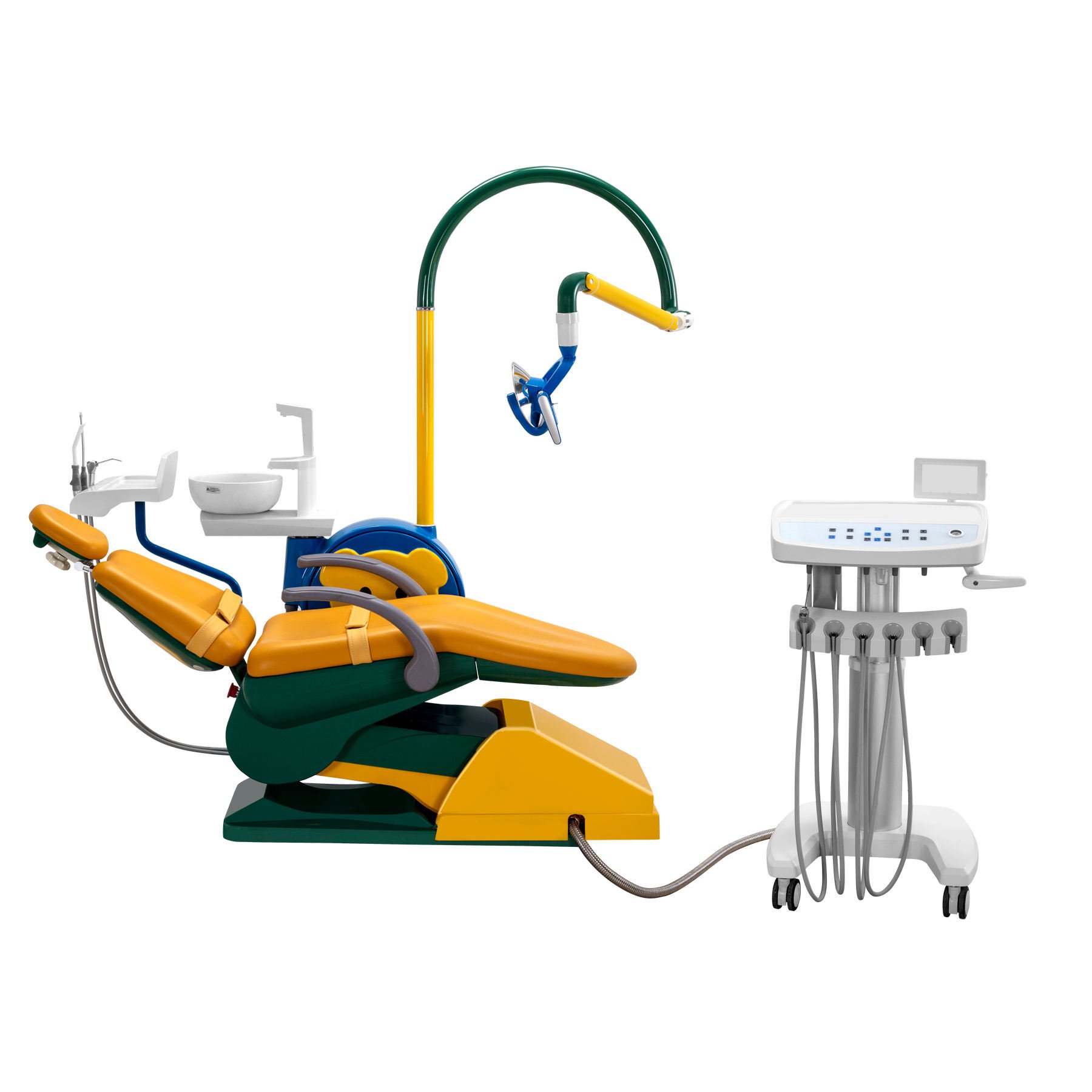 Chaises dentaires pour enfants New Cartoon Fish Type Professional Manufacturer Children Dental Chair Cheap Price