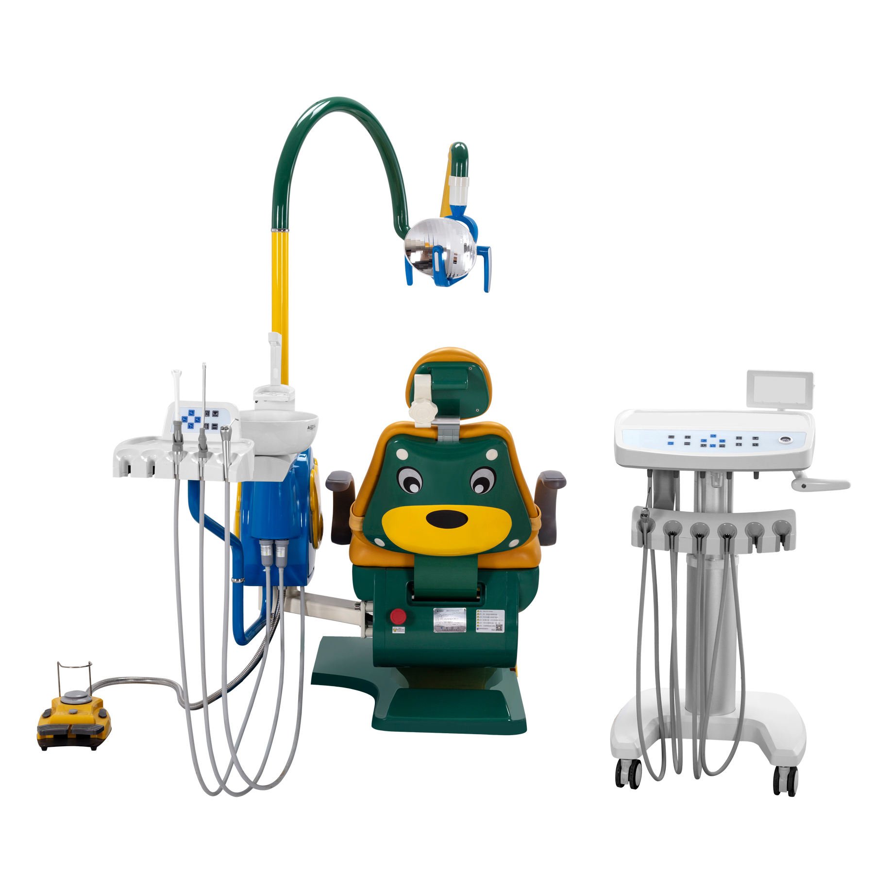 Chaises dentaires pour enfants New Cartoon Fish Type Professional Manufacturer Children Dental Chair Cheap Price