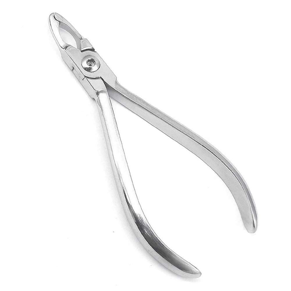 Reusable Dental Pliers Johnson Plier For Crown Band Contouring L-Key Joint Plier, Stainless Steel