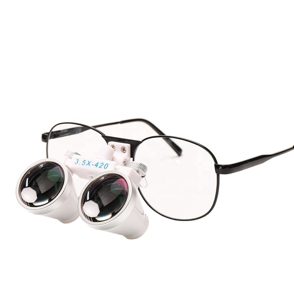 3.5X-420MM Dental Loupe Ultralight Binocular Magnifier Dentist Loupes Metal Frame Other Dental Equipment