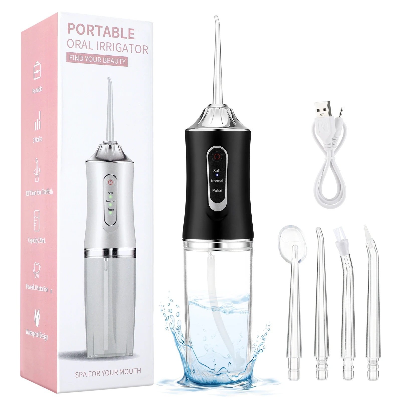 Wholesale Electric Waterproof Rechargeable Dental Jet Cordless Care Professional Teeth Cleaning Oral Irrigator Water Flosser