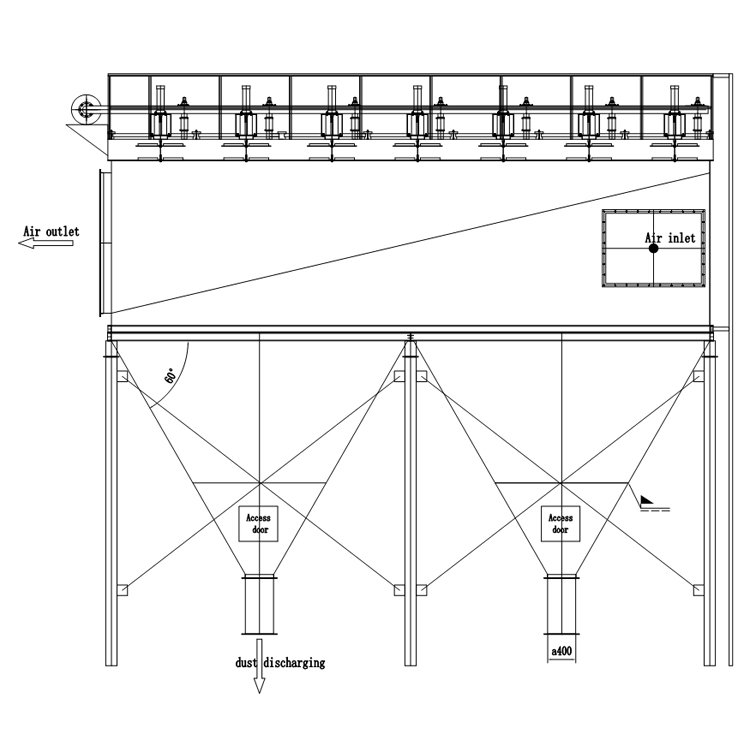 Wet dust collector for polishing machine grinding machine dust collector filtering type wet type dust collector