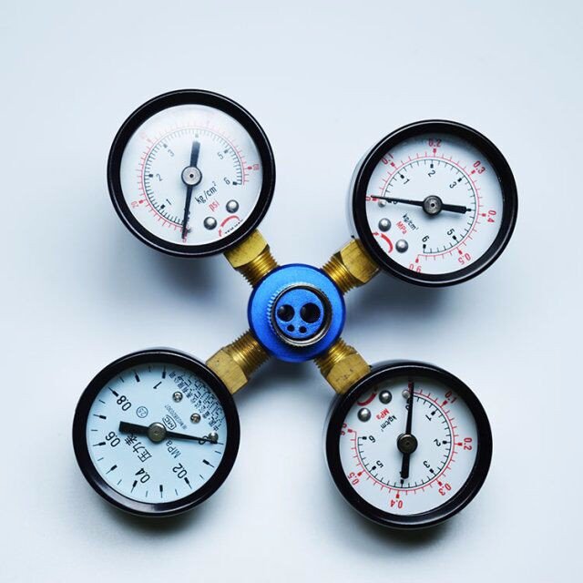 Factory hot sale Dental digital handpiece pressure gauge Pressure Relief Valve Manometer Dental Air Pressure Testing Gauge