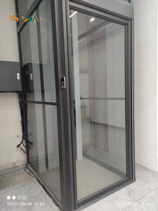 New type home-use lifter 1000kg small villa mini lifts and elevators for small buildings hotels older lifters with factory price