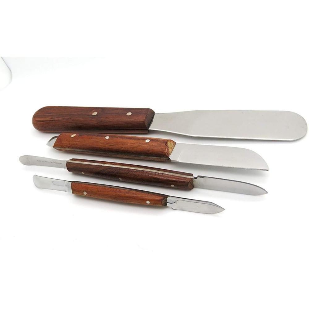 orthodontic wax knifes Dental plaster Mixing Knives set of 4