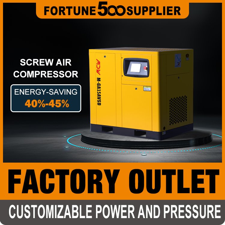 2024 Hot Sale 15KW 20HP VSD Air Compressor 1000 Liter 220V/380V/415V 50HZ/60HZ Air Compressor Machine Dental compressor