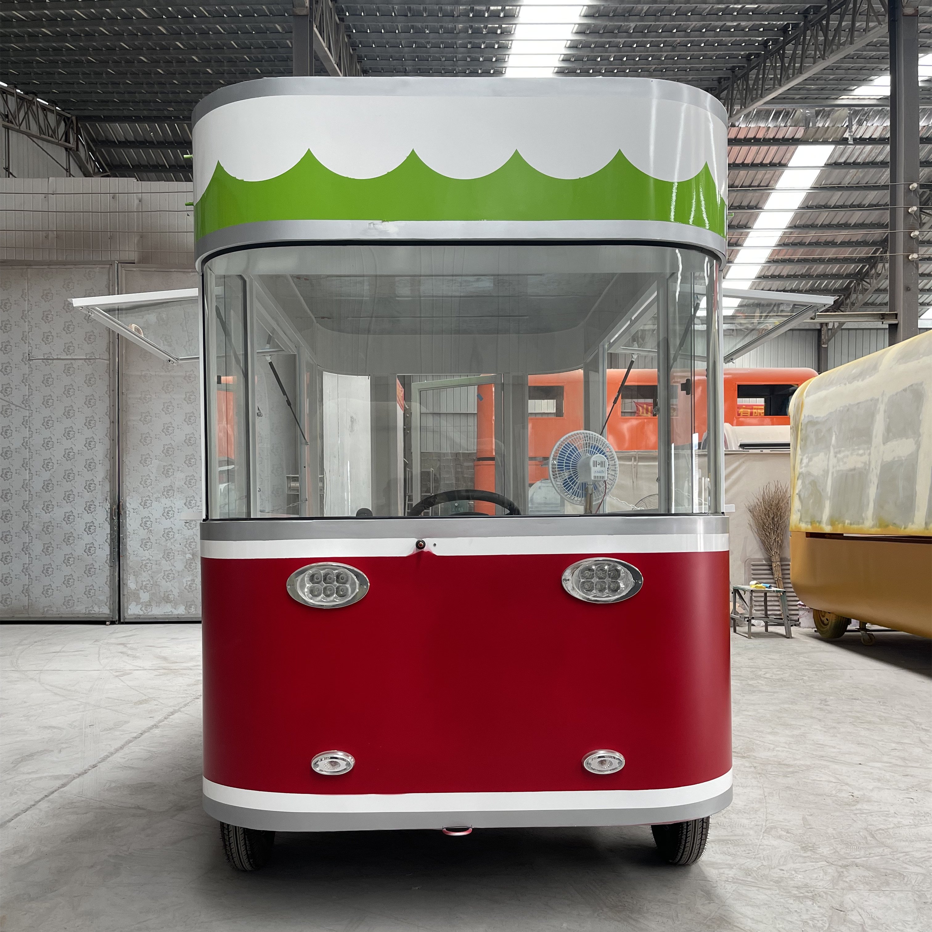 Factory outlet hot selling multipurpose electric mobile complete kitchen equipment fast food snack catering van truck cart