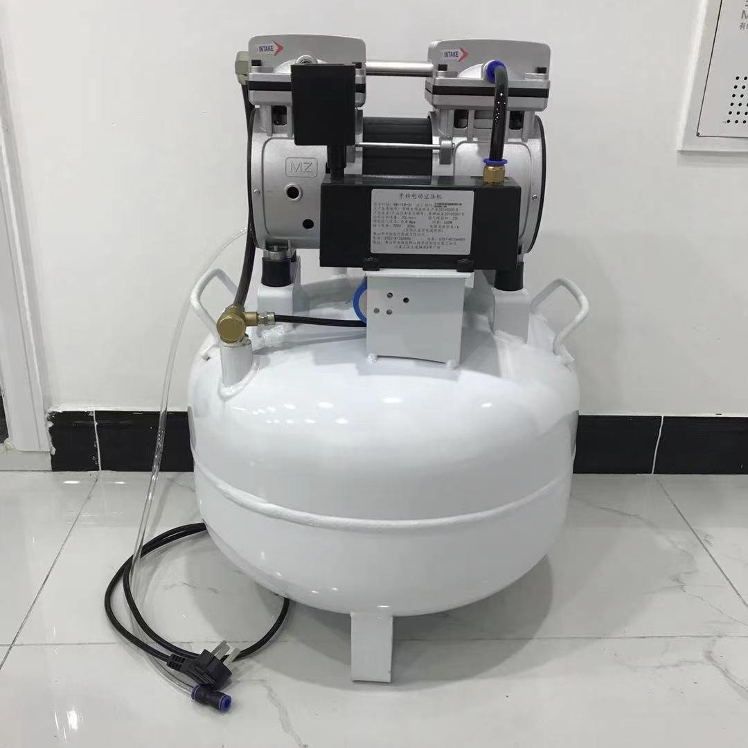 Dental equipment 32 liters one for one silent dental clinic oil free air compressor