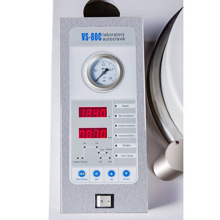 VS-80C Cheap Laboratory Autoclave Steam Sterilizer Dental Sterling Vertic Autoclaves